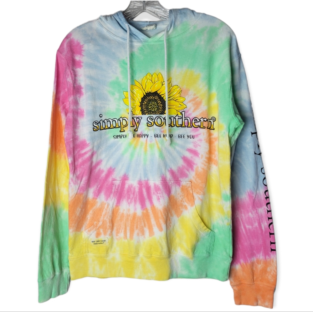 Simple Southern Tie‎ Dye Hoodie Size S